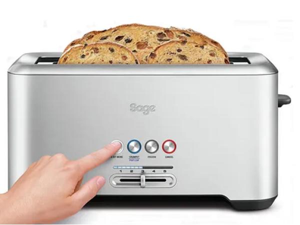 Sage 'A Bit More' 4 Slice Toaster - Brushed Stainless Steel