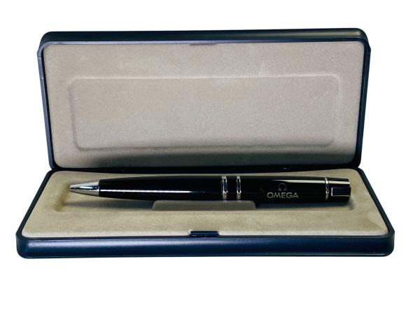 Omega | Zwarte Balpen in Etui