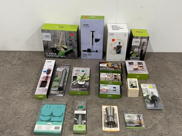 Point-Virgule cocktail- en wijnaccessoires 17-delig