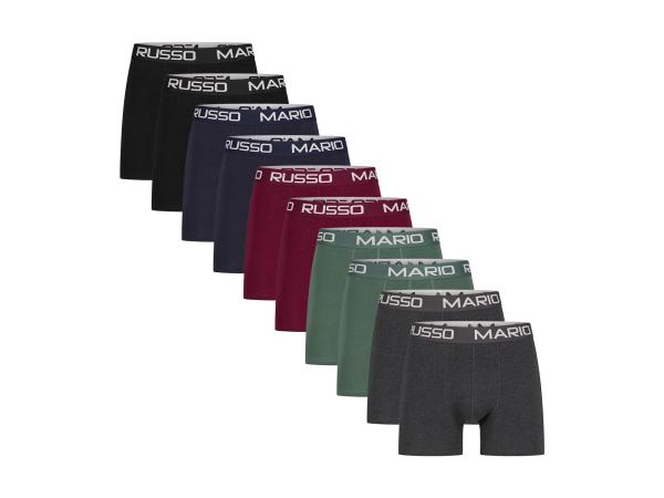 Mario Russo 10-Pack Basic Boxers All Season - M