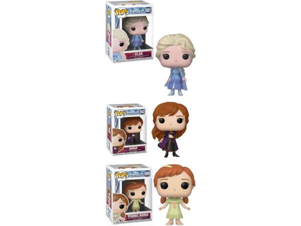Funko POP! #581, #582 & #589 | Frozen 2 combi