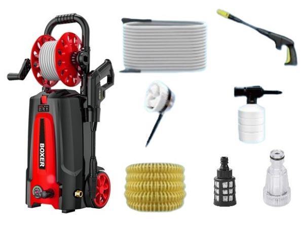 Boxer Hogedruk Spuit Met Slang - 160-220 Bar - 2200 Watt