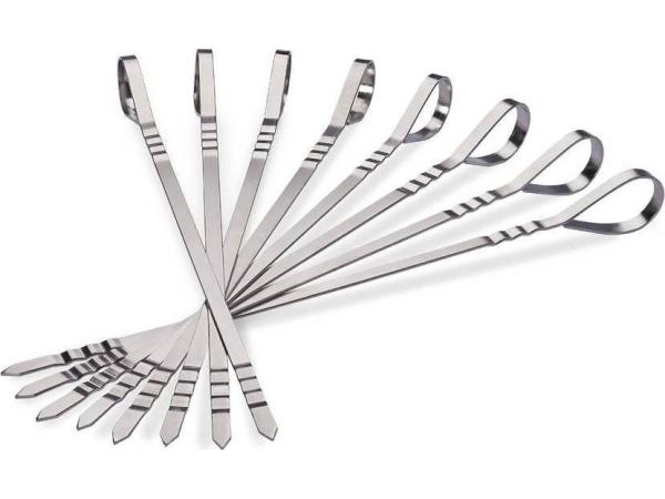 2x Napoleon Shashlik Spiesen RVS Set