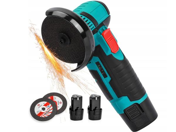 Accu Haakse Slijper Ø76mm - incl. 2x 18V accu - Brushless	