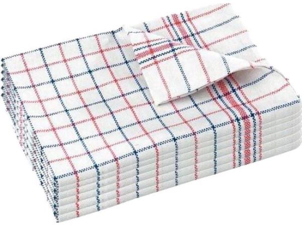 Theedoeken 6-pack gekleurd - 65x65cm iBella Living