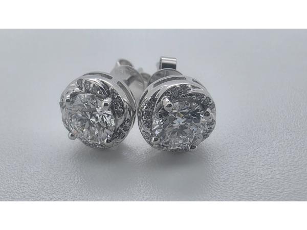 Diamant en Moissanite veiling ( IGI gecertificeerd )