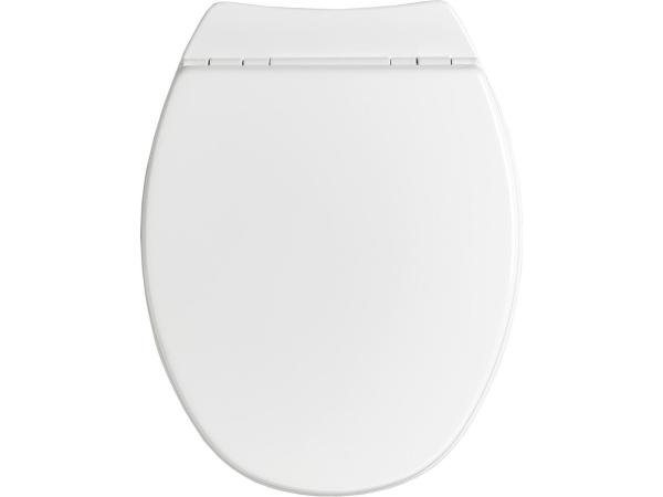 Allibert wc-bril SERENITY² - geperst hout - soft close = wit gelakt