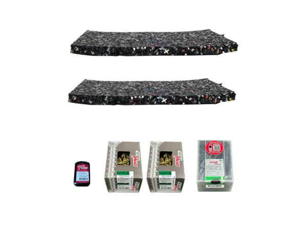 Dynaplus Vlonderpakket 10×2 – Compleet Bevestigingspakket