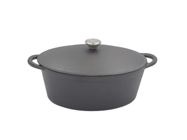 Gietijzeren Braadpan - 6,4 liter - Geschikt voor de Oven