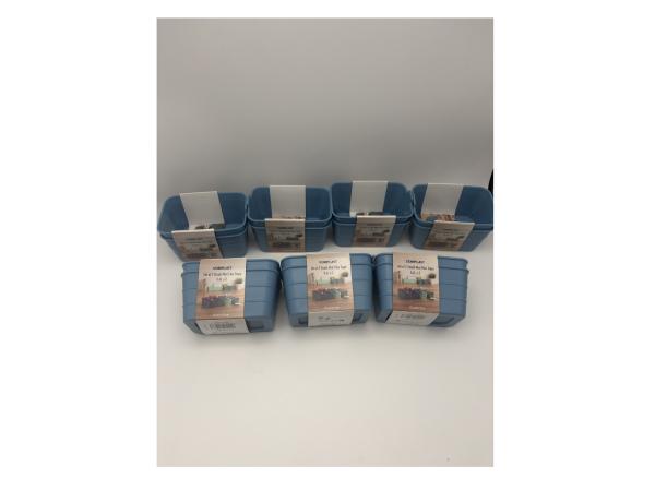 Partij 7x Starplast Mini Flex Opbergbakken – Set van 2