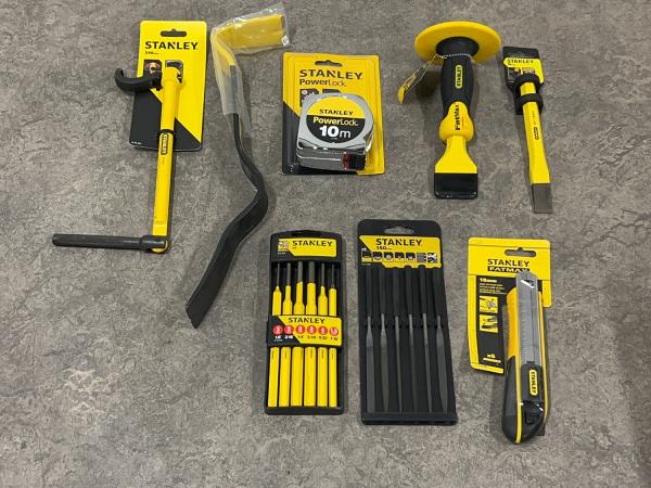 Stanley montage- en beitelgereedschap set 8-delig