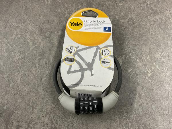 6x Yale fietsslot met cijfercode 120cm