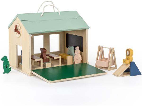 Trixie Houten Speelgoed - School - Poppenhuis