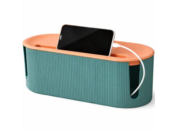 We-Bora Kabelbox Stekkerdoos - Kabel Opbergbox Groen