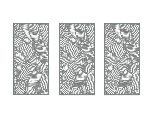 3x Composiet terrasscherm "Vendure" 180x90cm