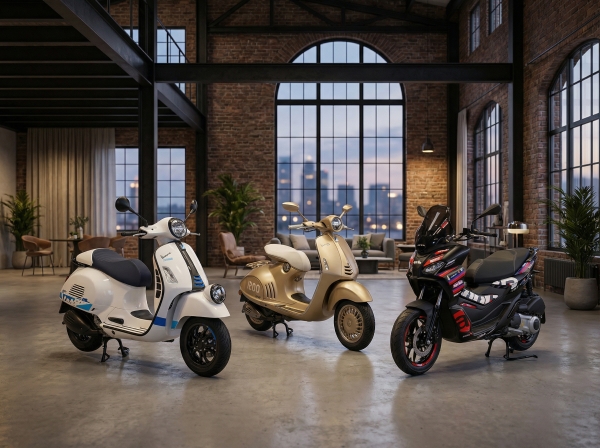 Ophaalveiling | Scooters en Motorscooters van o.a. Vespa, Aprilia & Niu