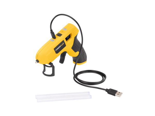 Powerplus hetelijmpistool accu 4V