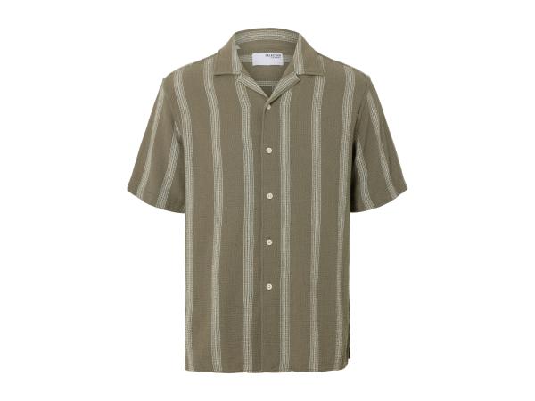 Selected Homme Sal Relax Fit Overhemd Vetiver - XXL