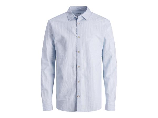 Jack &amp; Jones Linnen Overhemd Cashmere Blue - XXL