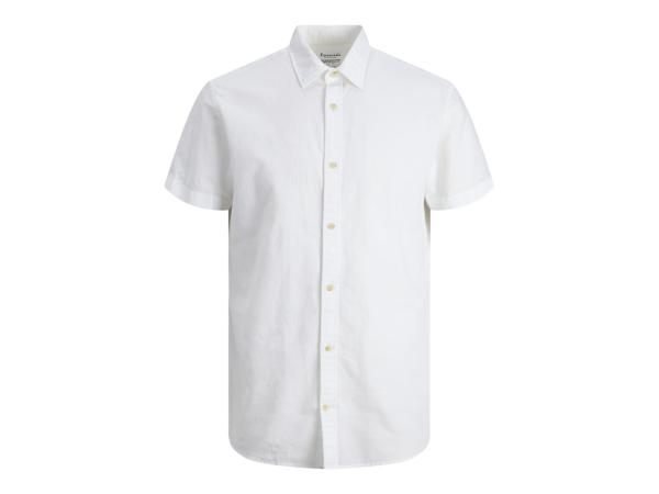 Jack &amp; Jones Summer Korte Mouw Overhemd Wit - S