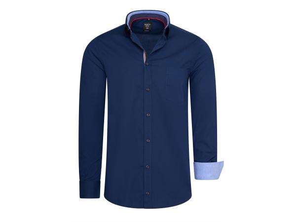 Rusty Neal Heren Overhemd Navy - S