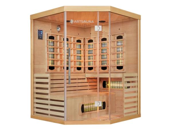 Infraroodcabine Kiruna - 150x150-200cm - Dubbele technologie