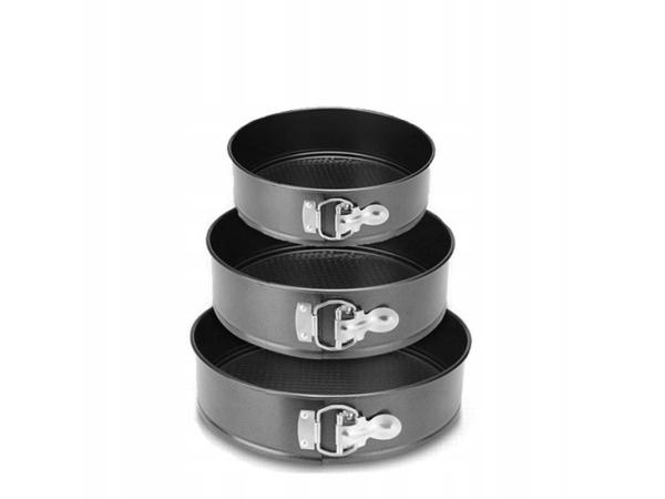 Springvorm - set van 3 - anti-aanbaklaag - 18/20/22cm