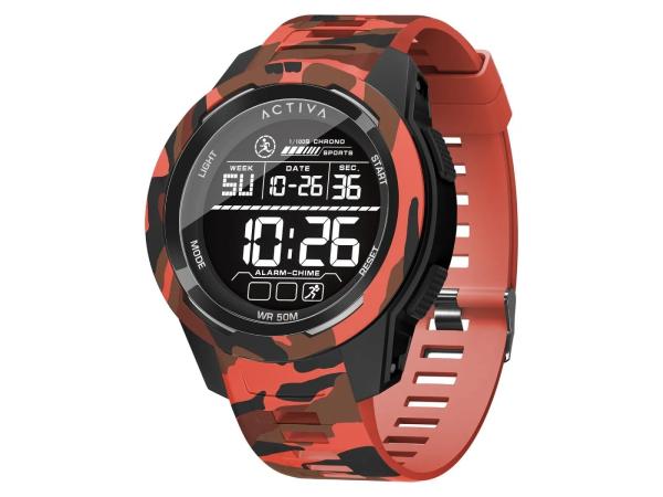 Ranger X Terrain Invicta Digital Watch - 45mm Camouflage Red