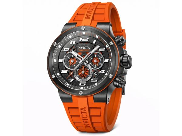 Invicta S1 Rally Stage Grid Watch - 49mm Orange