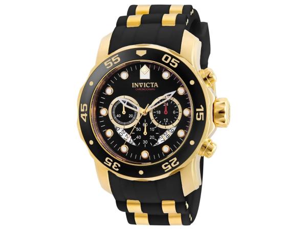 Invicta Pro Diver SCUBA Watch - 48mm Gold Black
