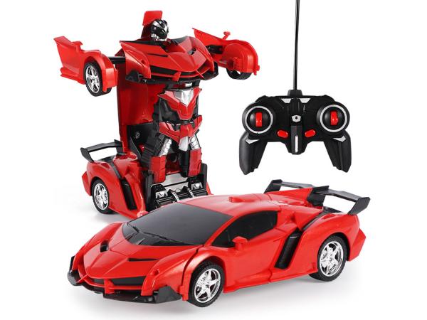 2-in-1 Transforming Remote-Controlled Car & Robot
