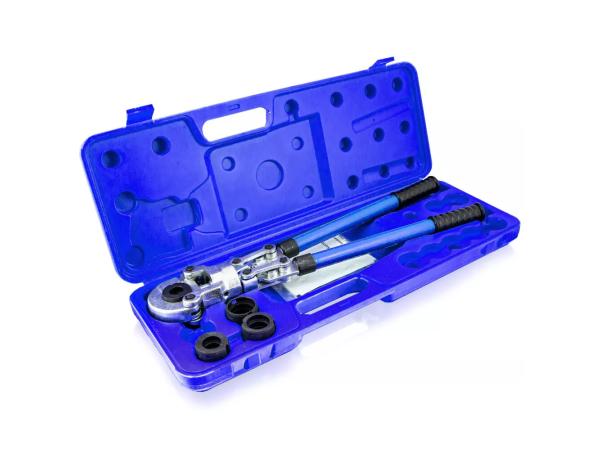 Krimptang hydraulisch 4-delig Incl. Koffer & toebehoren