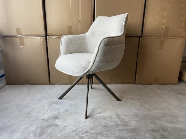 Armstoel Mare (Set van 4)  - Stof - Ecru