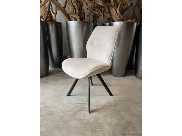 Eetkamerstoel Vale (set van 6) microvezel stof-natural