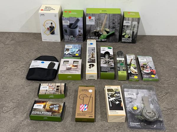 Point-Virgule cocktail- en wijnset 17-delig