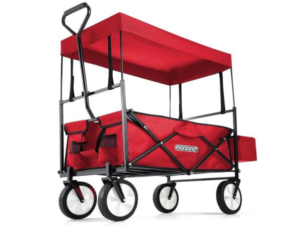 Bolderkar rood 120x60x95cm 