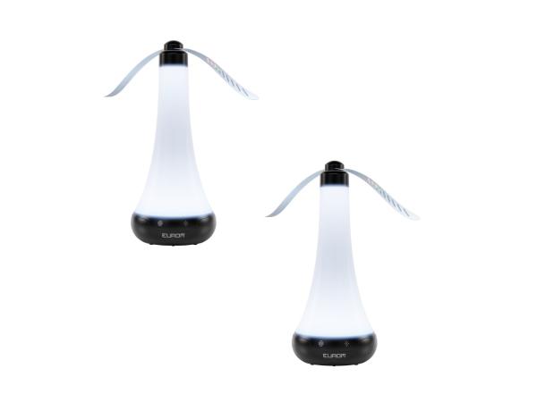 2x Eurom Fly Away Twister LED - 210804 
