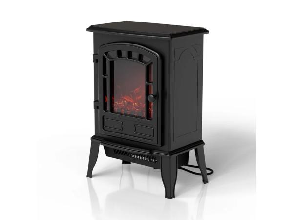 Elektrische haard - Incl. Vlameffect - Zwart