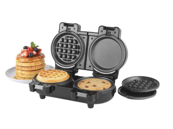 Petra Dubbele mini Wafel/koekjes maker 2-in-1