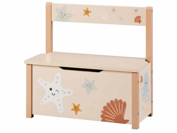 LIVARNO home Zitbank met opbergruimte Zacht roze/beige