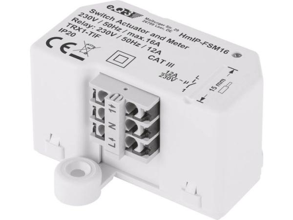 Homematic IP HmIP-FSM16 Switching actuator with measuring function