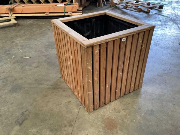 2x Garlux vuren bloembak geïmpregneerd 59x59x60cm