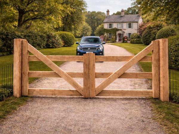 Dubbele poort Douglas - 300x100cm