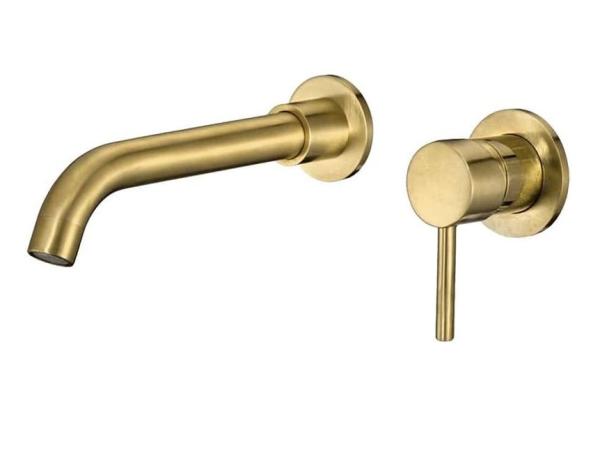 VALAZ Wastafelkraan, geborsteld goud