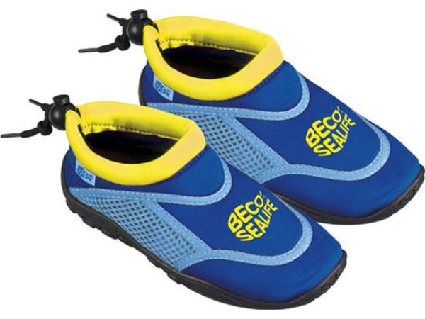  10 paar Waterschoenen maat 26/27 Unisex Geel/Blauw Beco