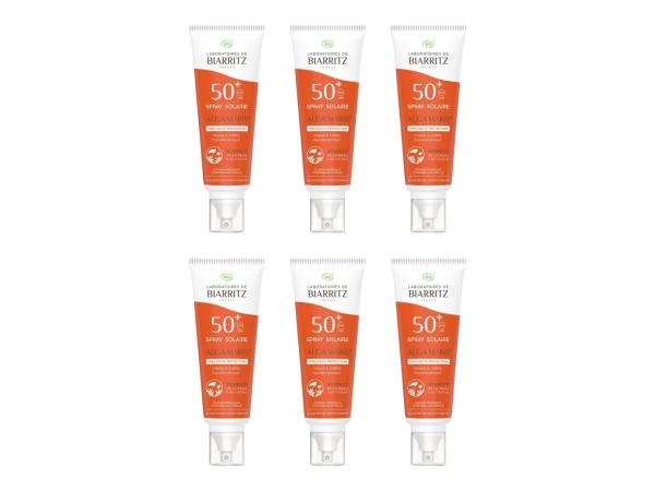 6x Laboratoires de Biarritz Zonnebrandspray 50+ 100ML