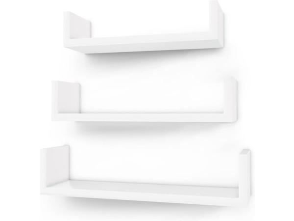 iBella Living wandplanken set van 3 U vorm 
