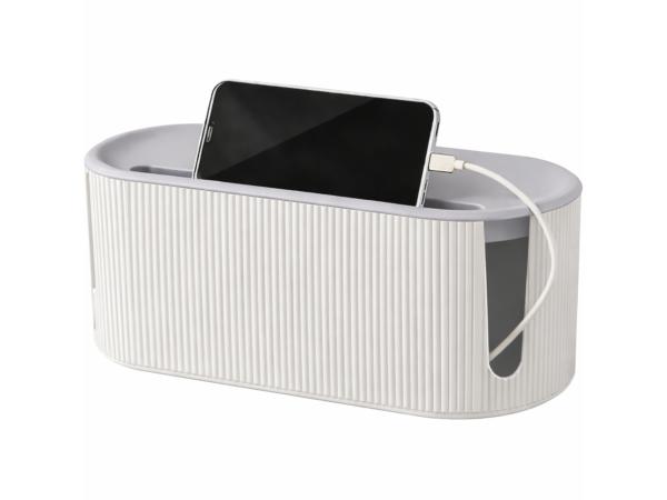 We-Bora Kabelbox Stekkerdoos - Kabel Opbergbox Wit