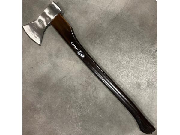 BLACK EDITION - Kloofbijl - 70cm - Kop 1.25kg - Notenhout