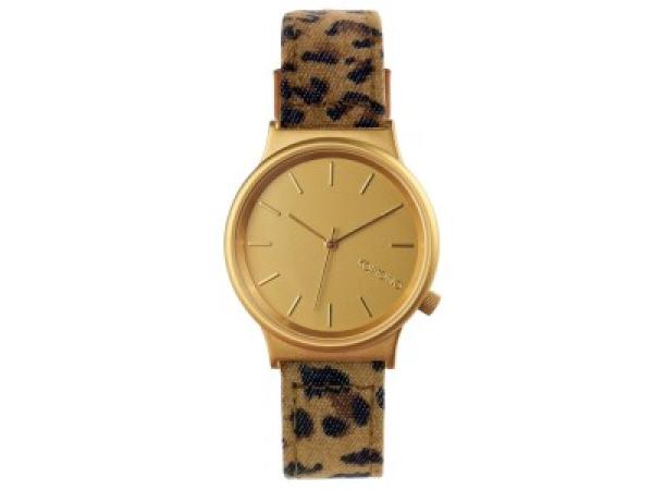Komono Wizard horloge dames goud/panter 36mm